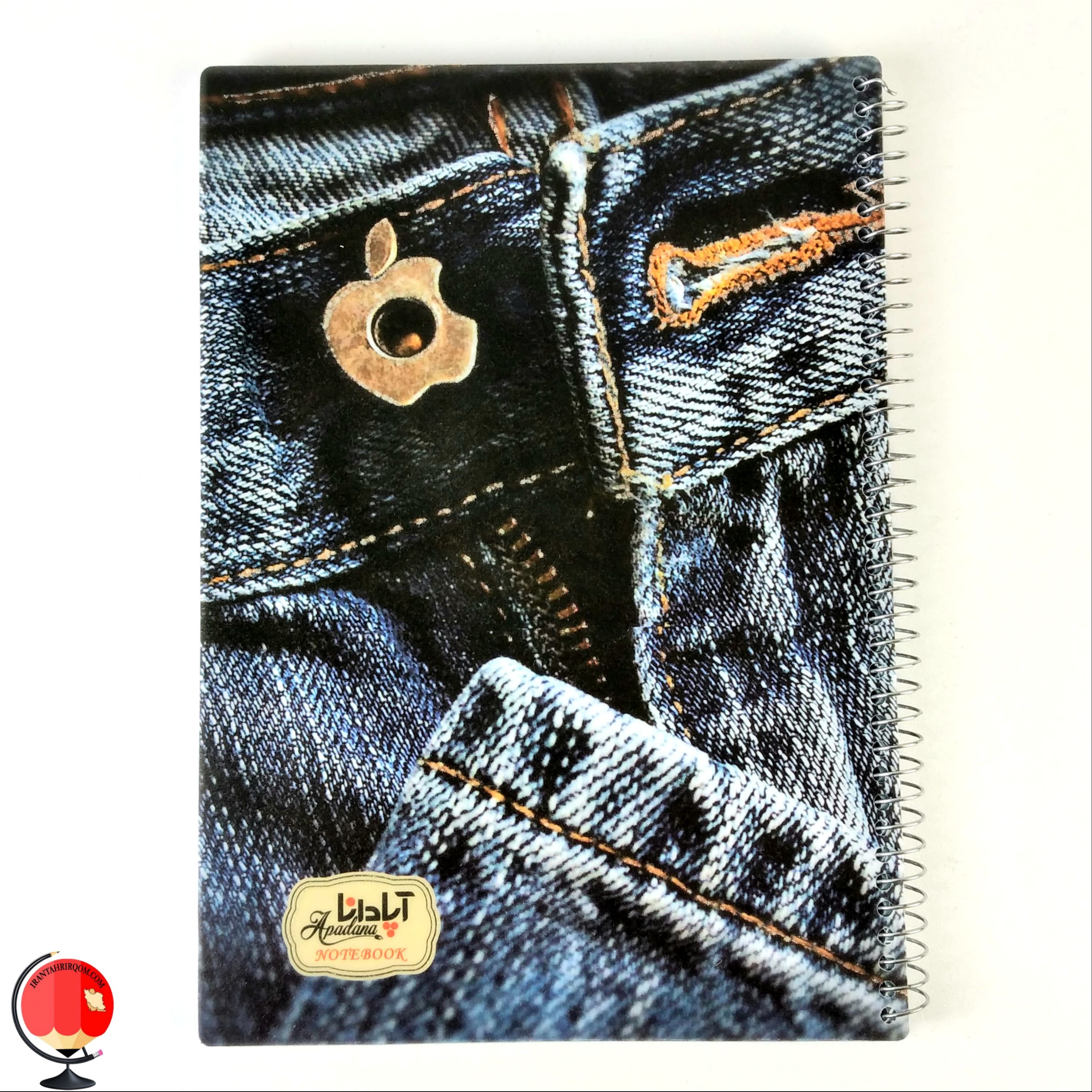 دفتر 80 برگ سیمی جلد طلقی اپادانا طرح لباس کد 2481