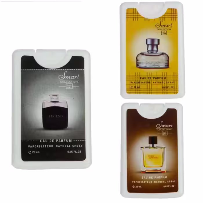 عطر جیبی مردانه اسمارت کالکشن مدل لجند ویکند تق هرمس کد 71 حجم 20 میلی لیتر بسته 3 عددی