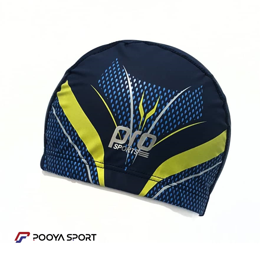 کلاه شنا پارچه ای PU پرو اسپرتز Pro Sports سرمه ای