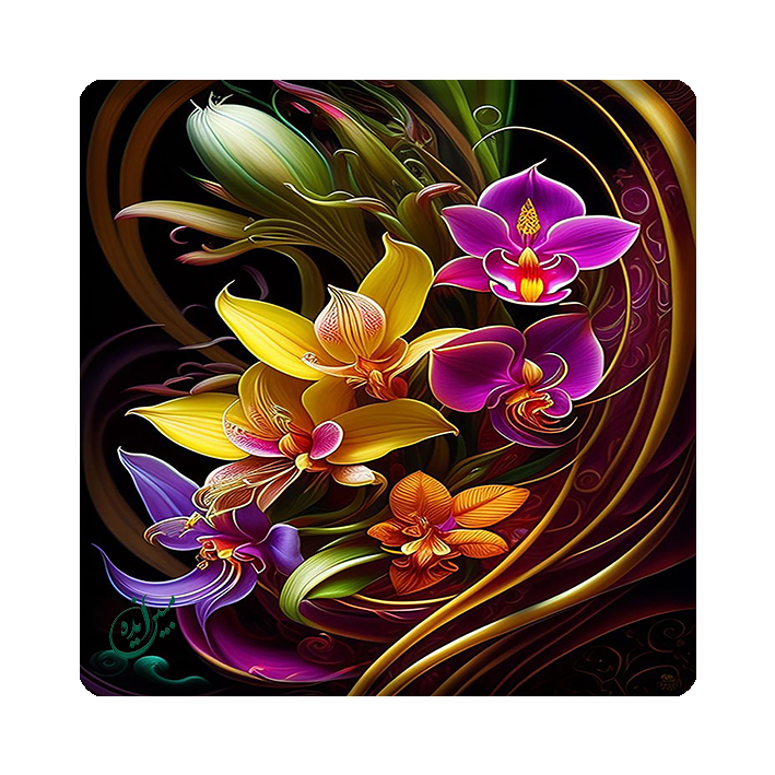 کاشی مبین ایده مدل گل kh10 کد 1411