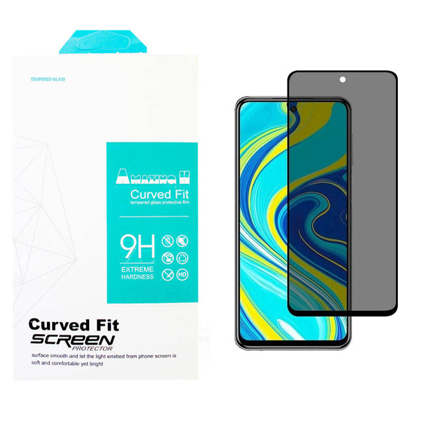 محافظ صفحه نمایش حریم شخصی مدل AMAZING مناسب برای گوشی موبایل شیائومی Note 9 Pro | کالا برتری