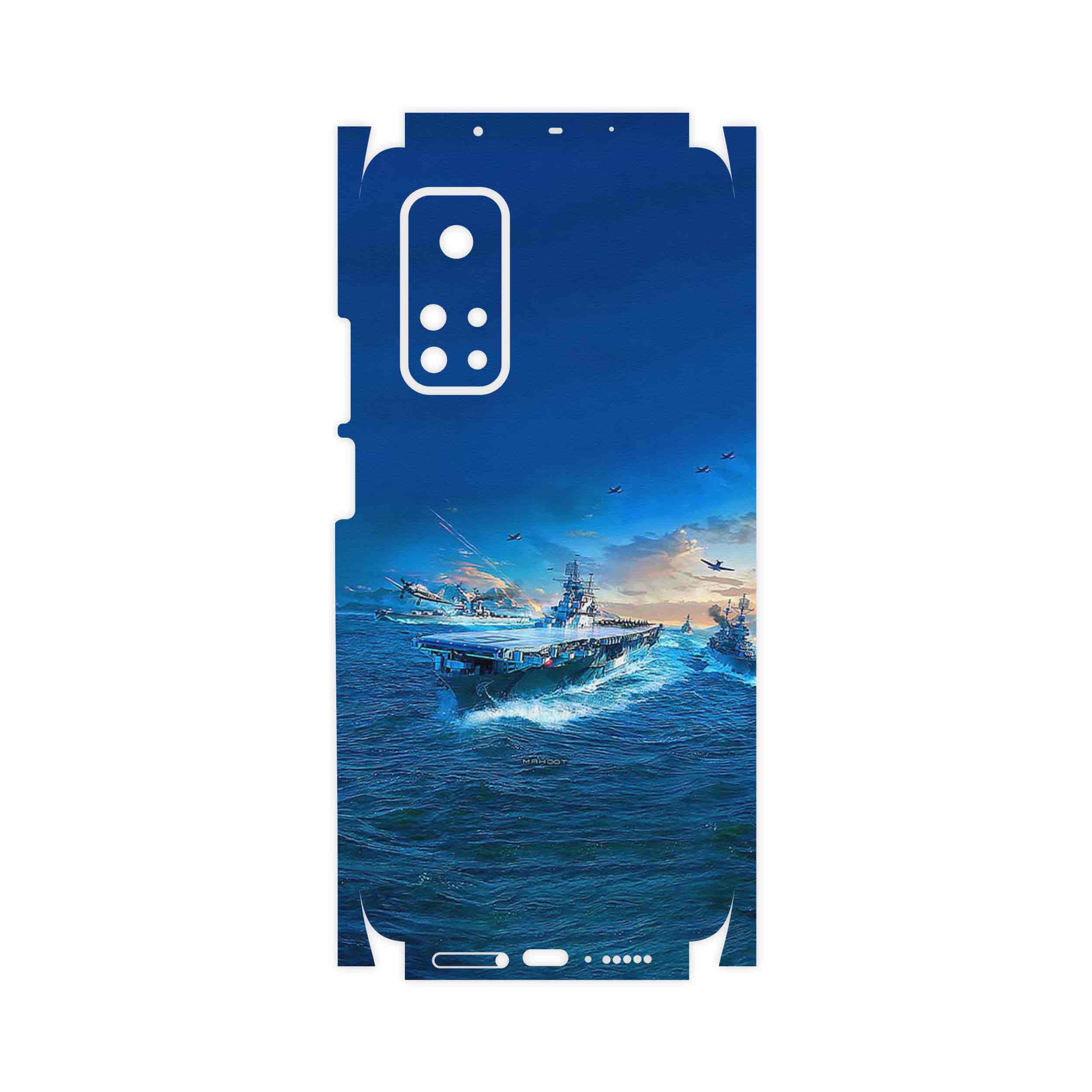 برچسب پوششی ماهوت مدل Warship-FullSkin مناسب برای گوشی موبایل شیائومی Mi 10T Pro 5G
