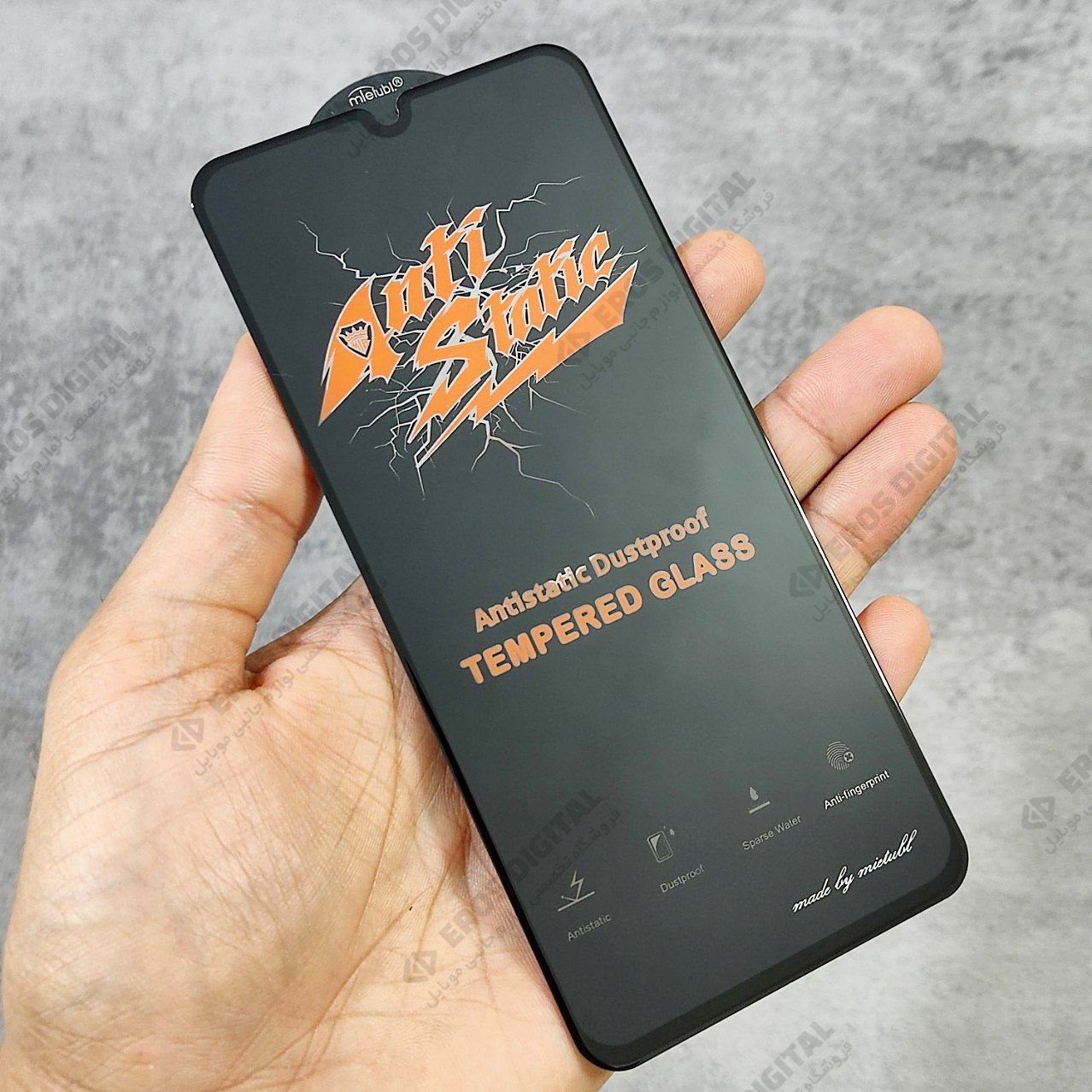 گلس آنتی استاتیک Xiaomi Not12 Pro x5 pro برند میتوبل اصل