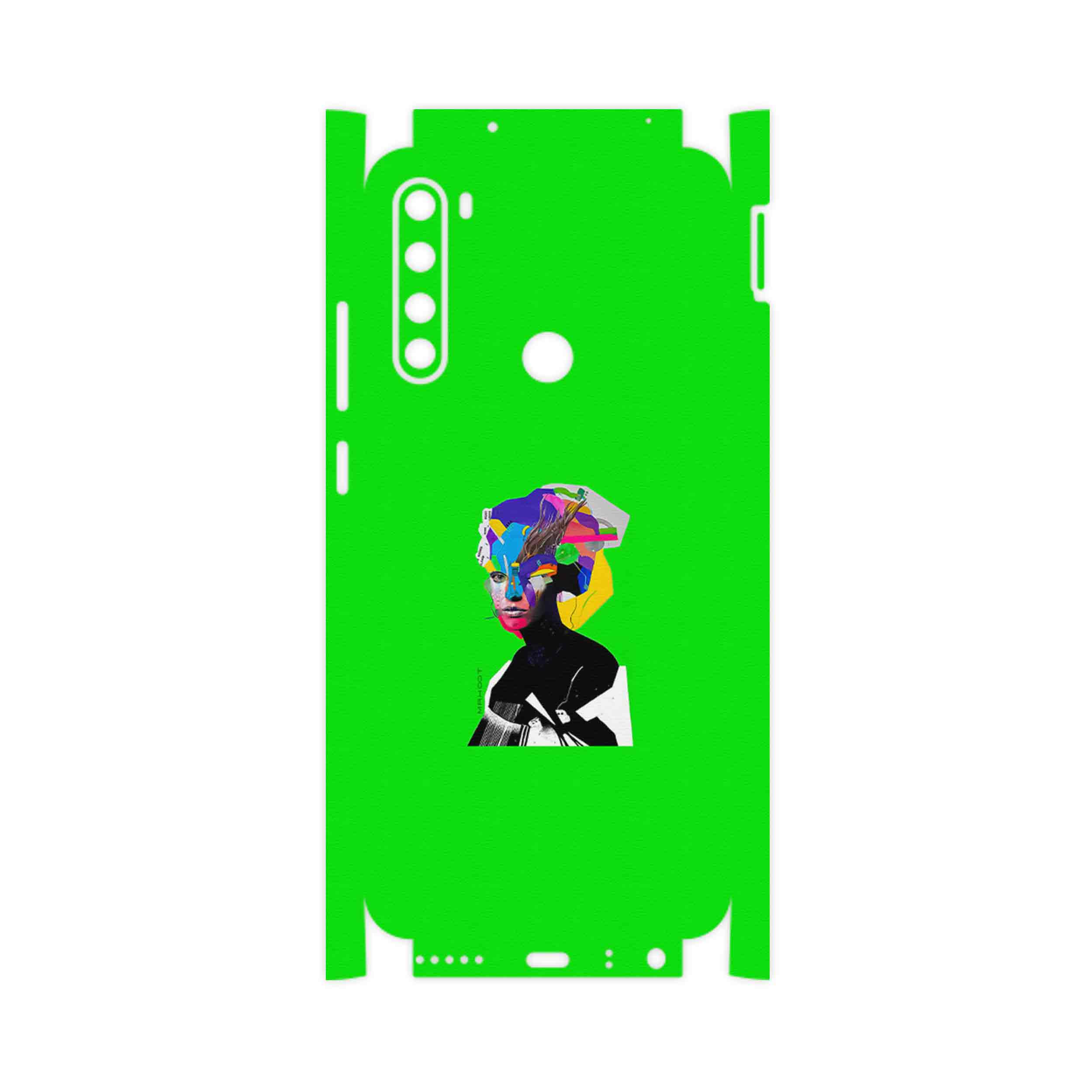 برچسب پوششی ماهوت مدل Collage of Women Portrait 3-FullSkin مناسب برای گوشی موبایل شیائومی Redmi Note 8 2021