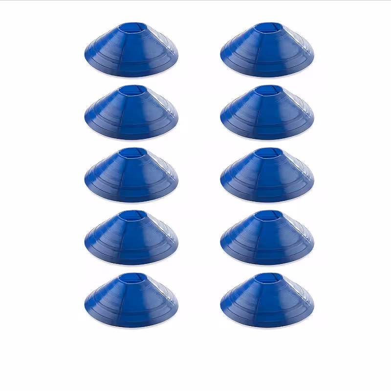 مانع تمرین فوتبال مدل ژله ای نشکن Cones 2023 مجموعه 10 عددی