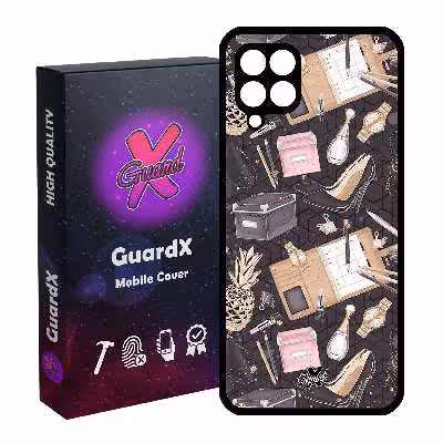 کاور گارد ایکس طرح دخترانه مدل Glass10310 مناسب برای گوشی موبایل سامسونگ Galaxy A12