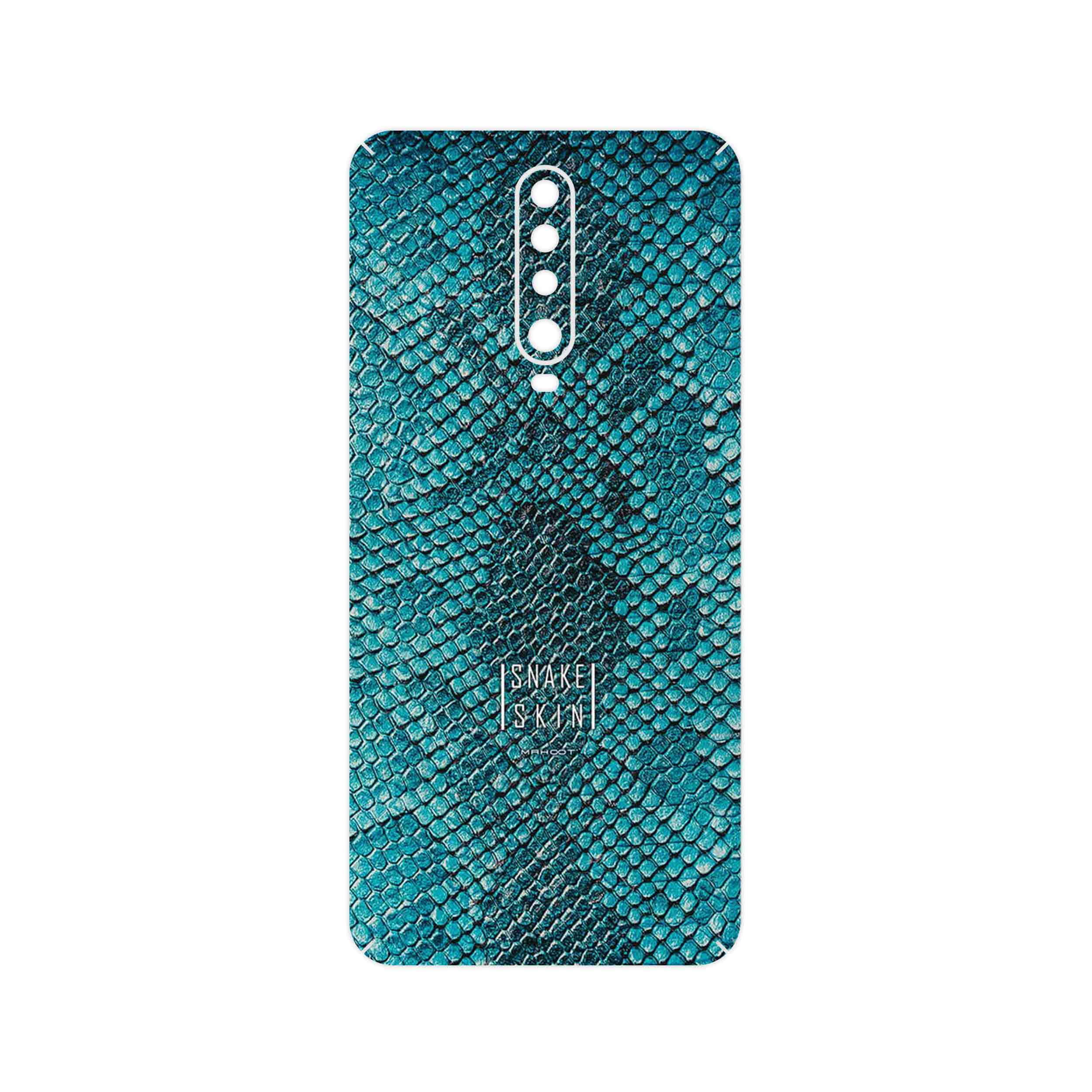برچسب پوششی ماهوت مدل Blue Snake Skin مناسب برای گوشی موبایل شیائومی Redmi K30