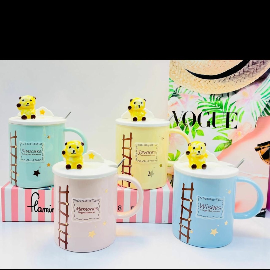 لیوان سرامیک خرسی یک عددی با ارسال رایگان