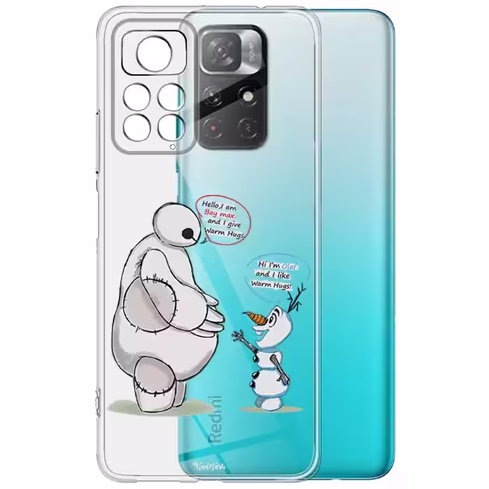 کاور طرح Olaf &amp; Baymax مناسب برای گوشی موبایل شیائومی Redmi Note11 Pro 5G