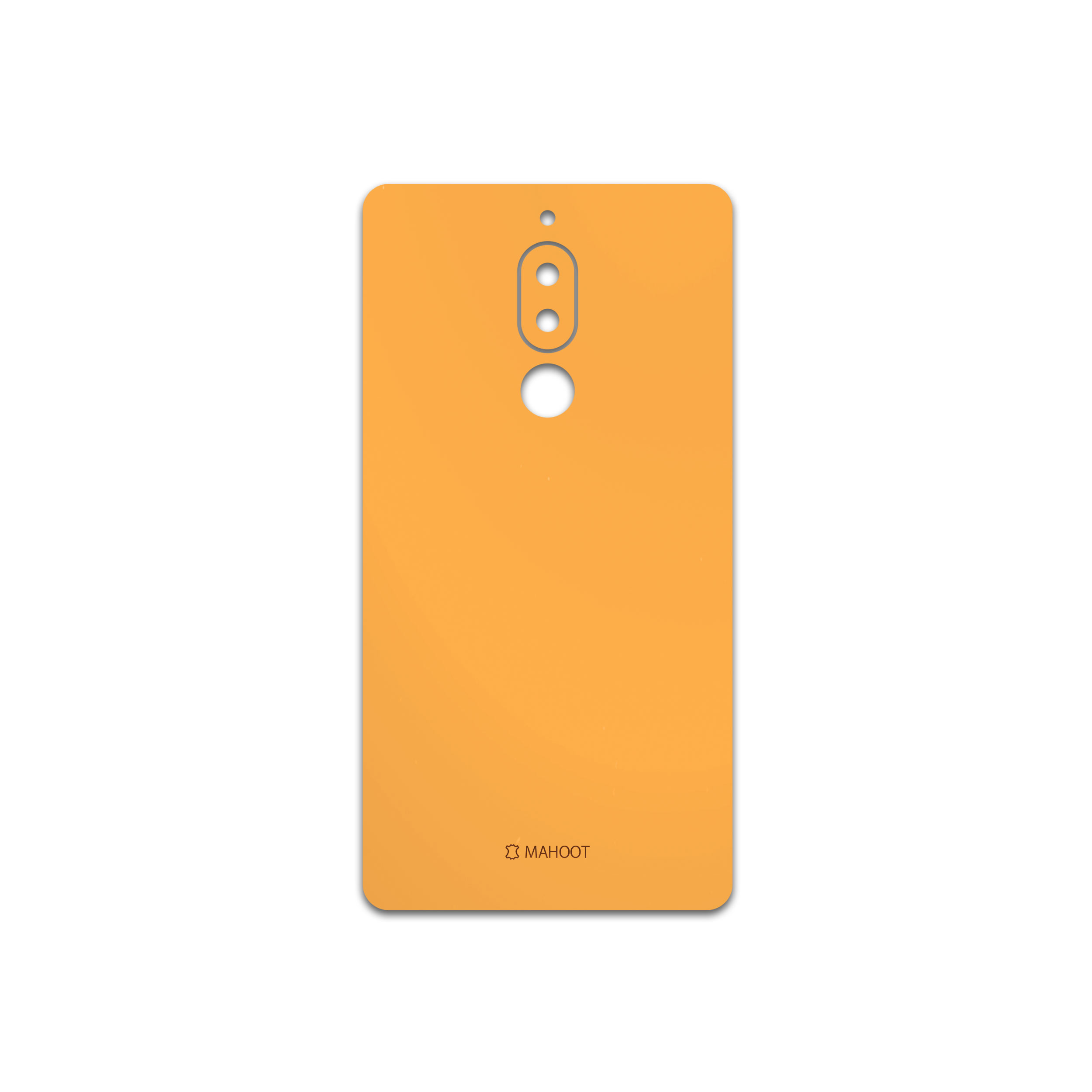برچسب پوششی ماهوت مدل Matte-Orange مناسب برای گوشی موبایل هیوندای Seoul Mix