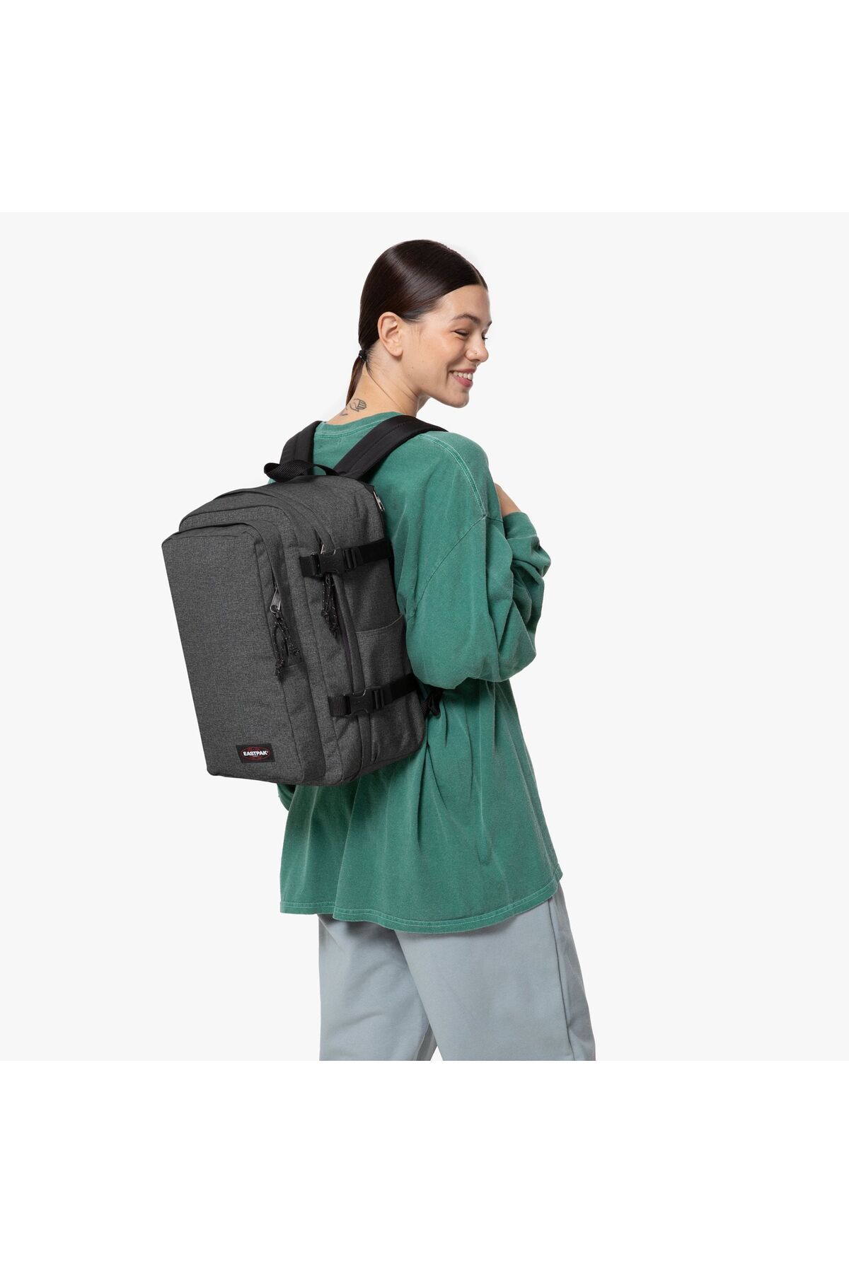 کوله پشتی خاکستری مردانه و زنانه PAK&#039;R اورجینال Eastpak