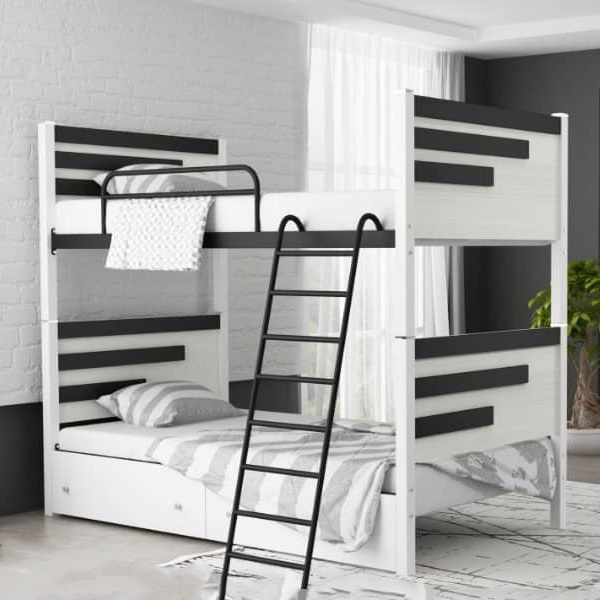 تخت خواب کد 277 مدل سه خط سایز 90x200 سانتی متر