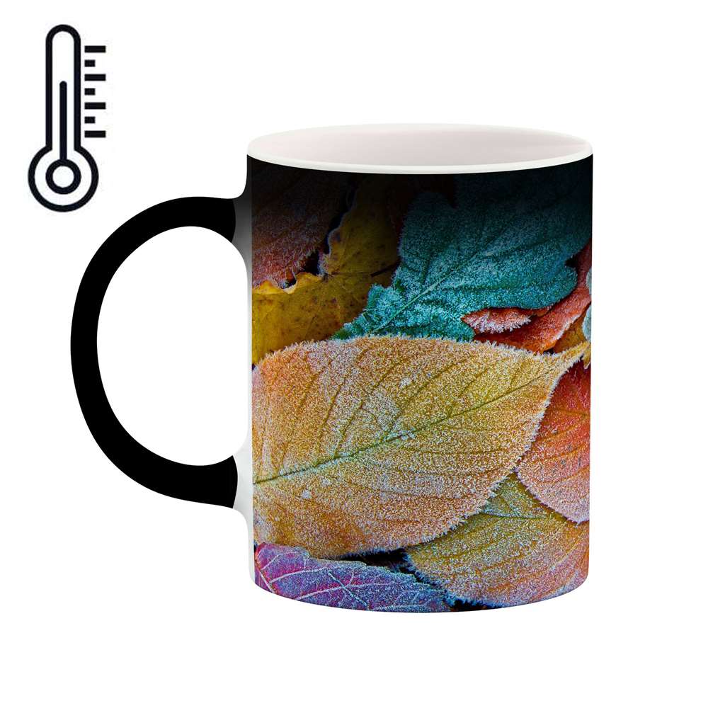 ماگ حرارتی کاکتی طرح برگ مدل mgh14019