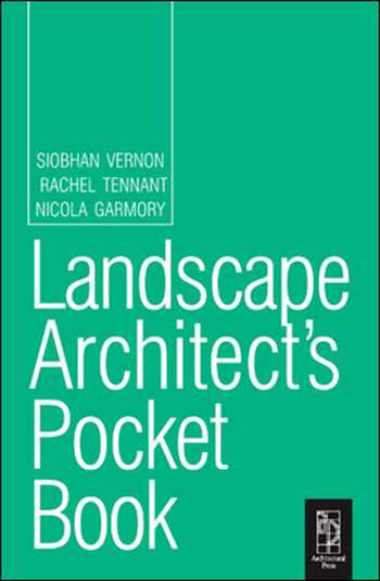  دانلود کتاب Landscape Architect's Pocket Book, Volume 1 - دانلود کتاب های دانشگاهی