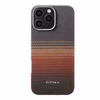 قاب آیفون برند پیتاکا مدلPITAKA StarPeak Tactile Woven（Sunset） مناسب برای Apple iPhone 16 Pro Max