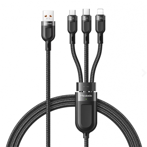 کابل تبدیل USB به USB-C /لایتنینگ /MicroUSB مک دودو Mcdodo مدل CA-8790