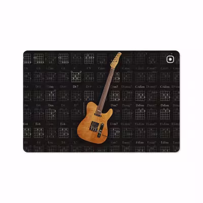 برچسب پوششی ماهوت مدل Guitar-Instrument مناسب برای تبلت سامسونگ Galaxy Tab S5e 10.5 2019 T725