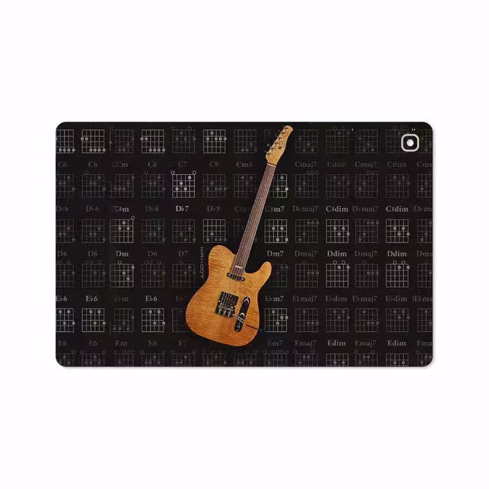 برچسب پوششی ماهوت مدل Guitar-Instrument مناسب برای تبلت سامسونگ Galaxy Tab S5e 10.5 2019 T725