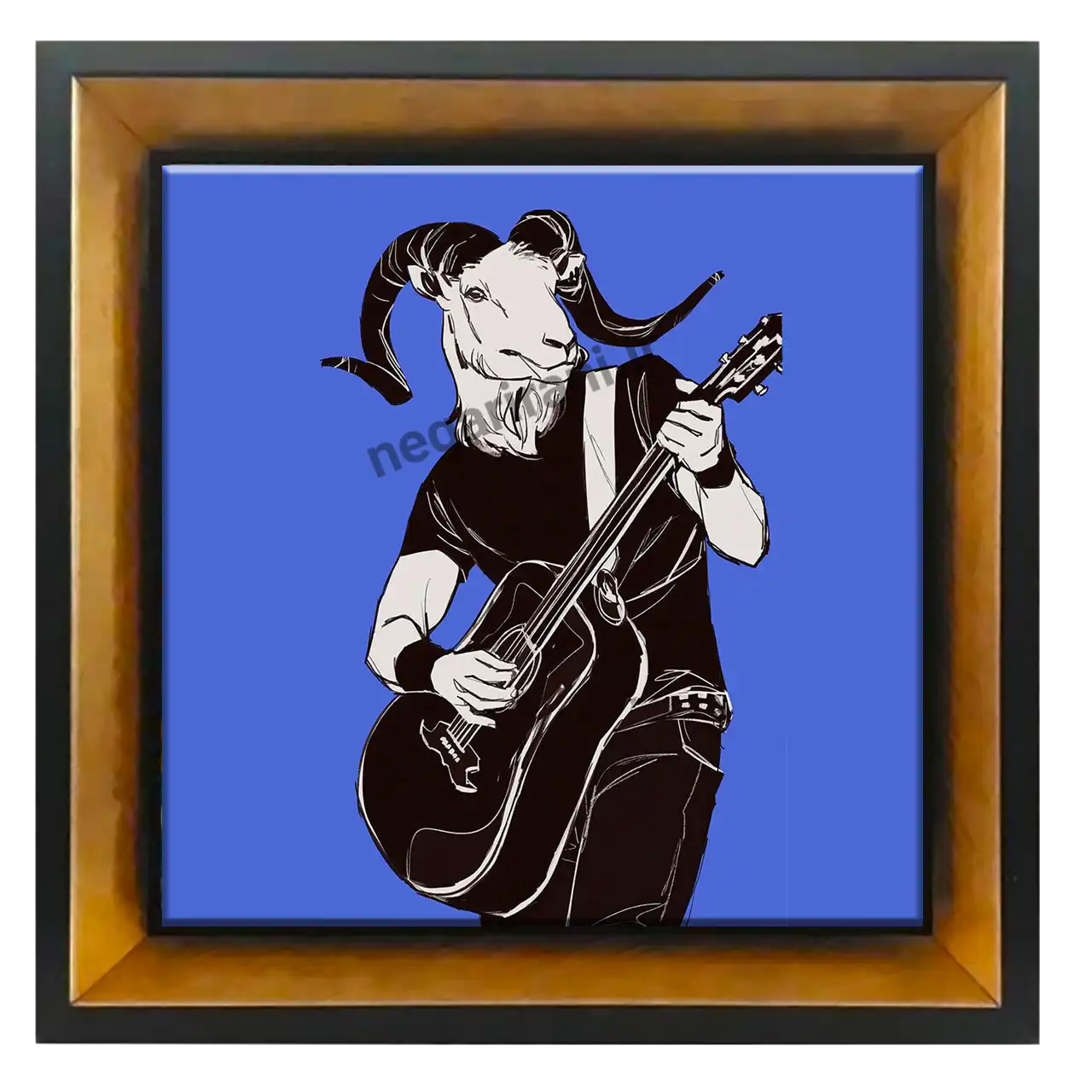 تابلو کاشی قوچ گیتاریست مدل AC 21