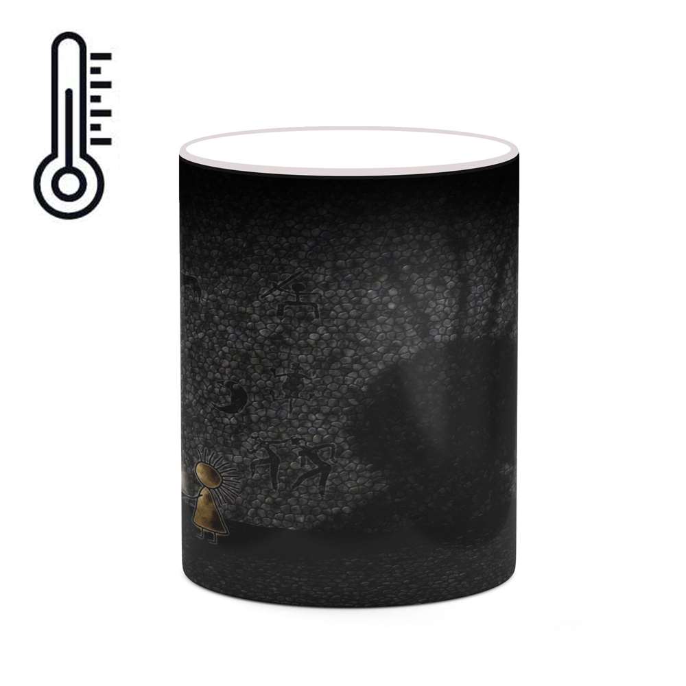 ماگ حرارتی کاکتی طرح نقاشی کارتونی مدل mgh18746