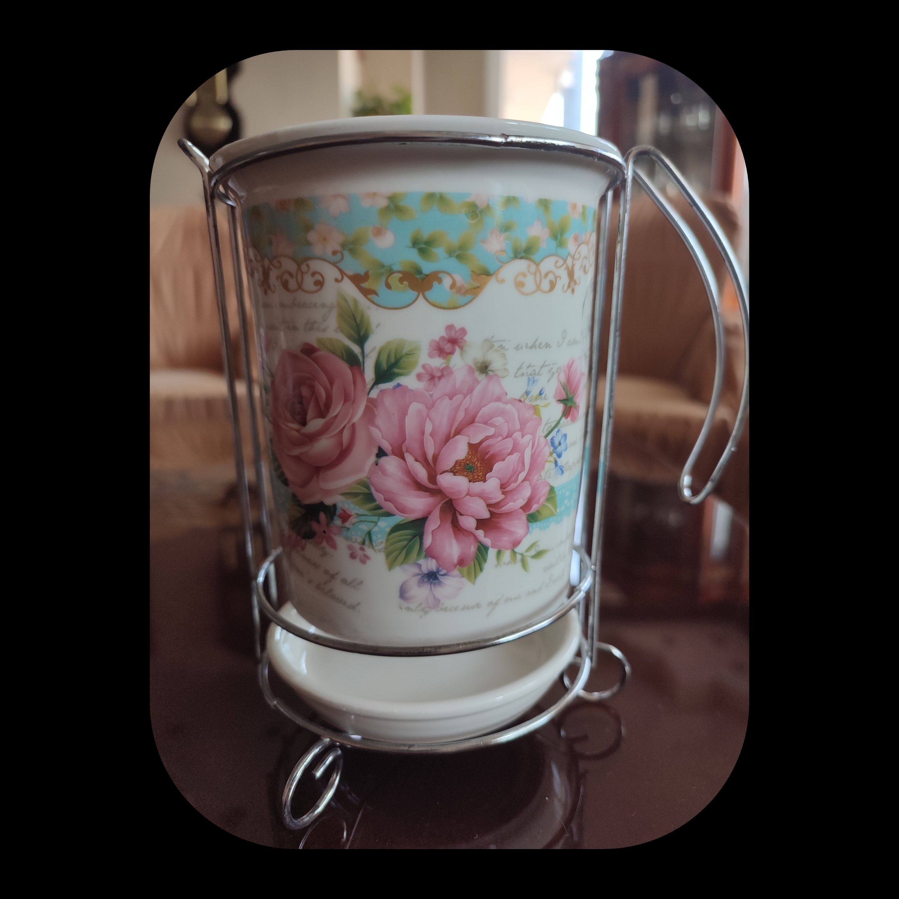 جا قاشق سرامیکی استنددار طرح 1