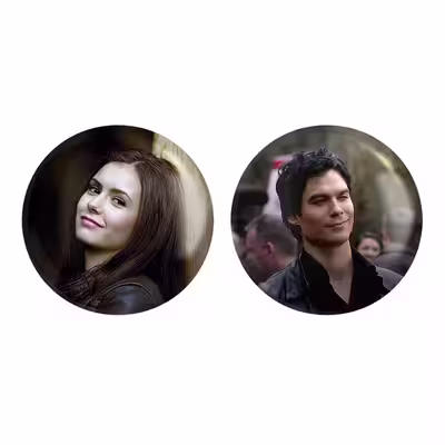 پیکسل خندالو مدل دیمون و استفان سالواتوره خاطرات یک خون آشام The Vampire Diaries کد 2027420281 مجموعه 2 عددی