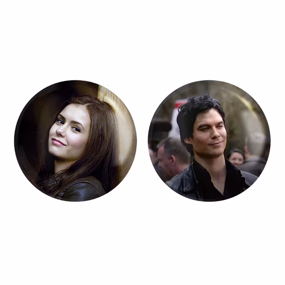 پیکسل خندالو مدل دیمون و استفان سالواتوره خاطرات یک خون آشام The Vampire Diaries کد 2027420281 مجموعه 2 عددی