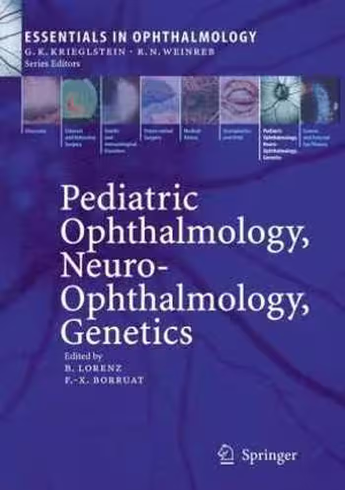 [PDF] دانلود کتاب Pediatric Ophthalmology, Neuro-Ophthalmology, Genetics With 26 Tables, 2008