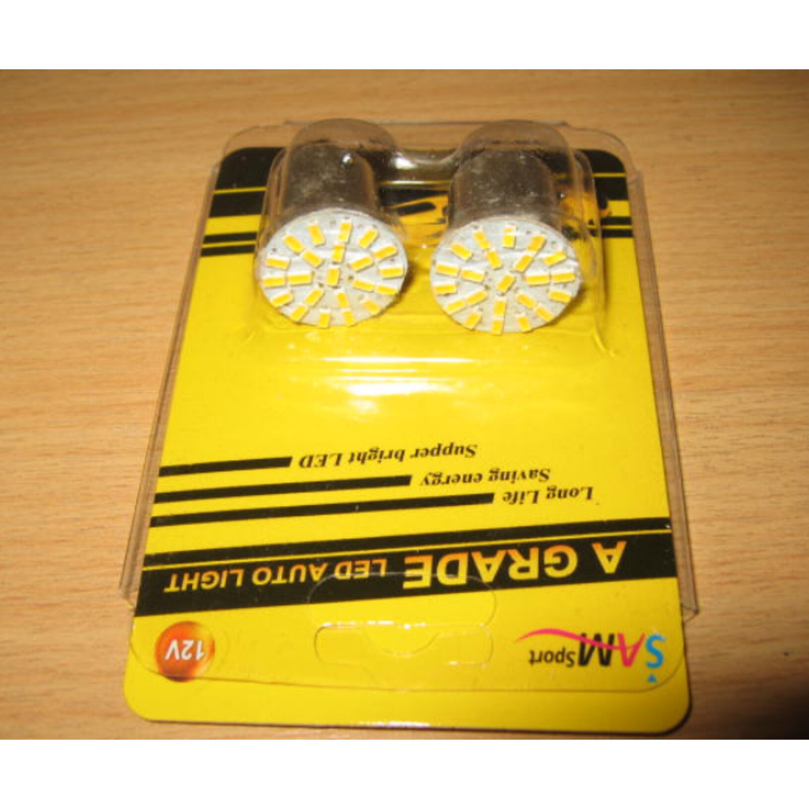 لامپ فندقی تک کنتاک زرد آفتابی 22 SMD کیفیت بالا