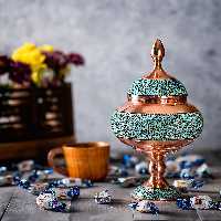 شکلات خوری فیروزه کوبی 30 سانتی متر