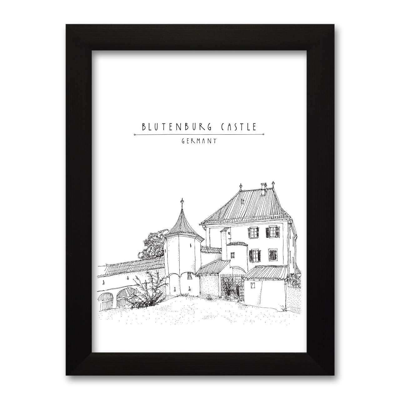 تابلو هیلما گالری مدل HAP1691 BLACK