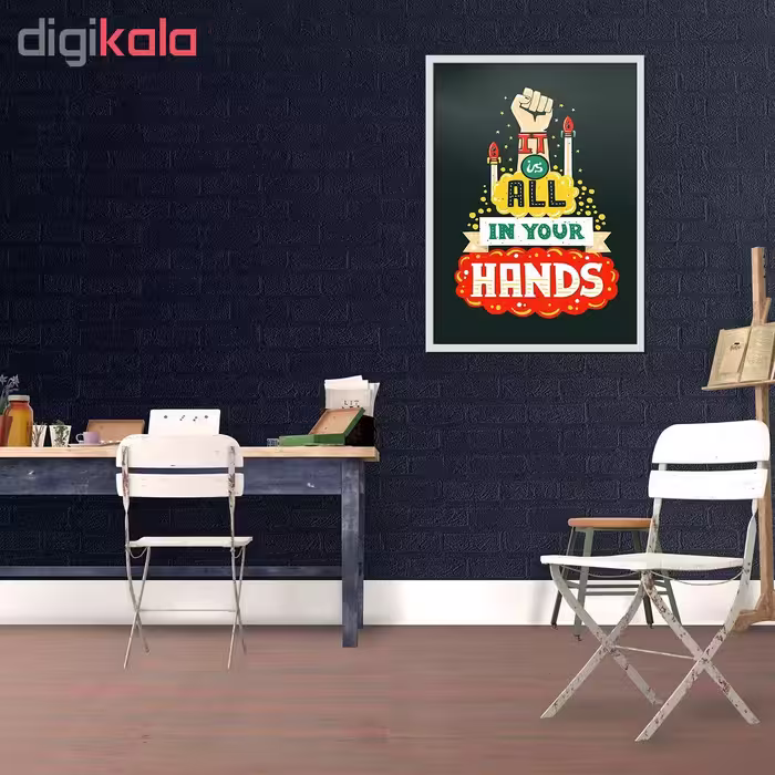 تابلو فنچ آرت طرح All Is In Your Hands کد QT102EW-CO