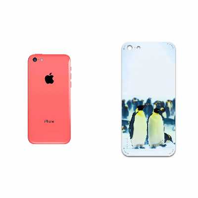 برچسب پوششی ماهوت مدل Penguin مناسب برای گوشی موبایل اپل iPhone 5c