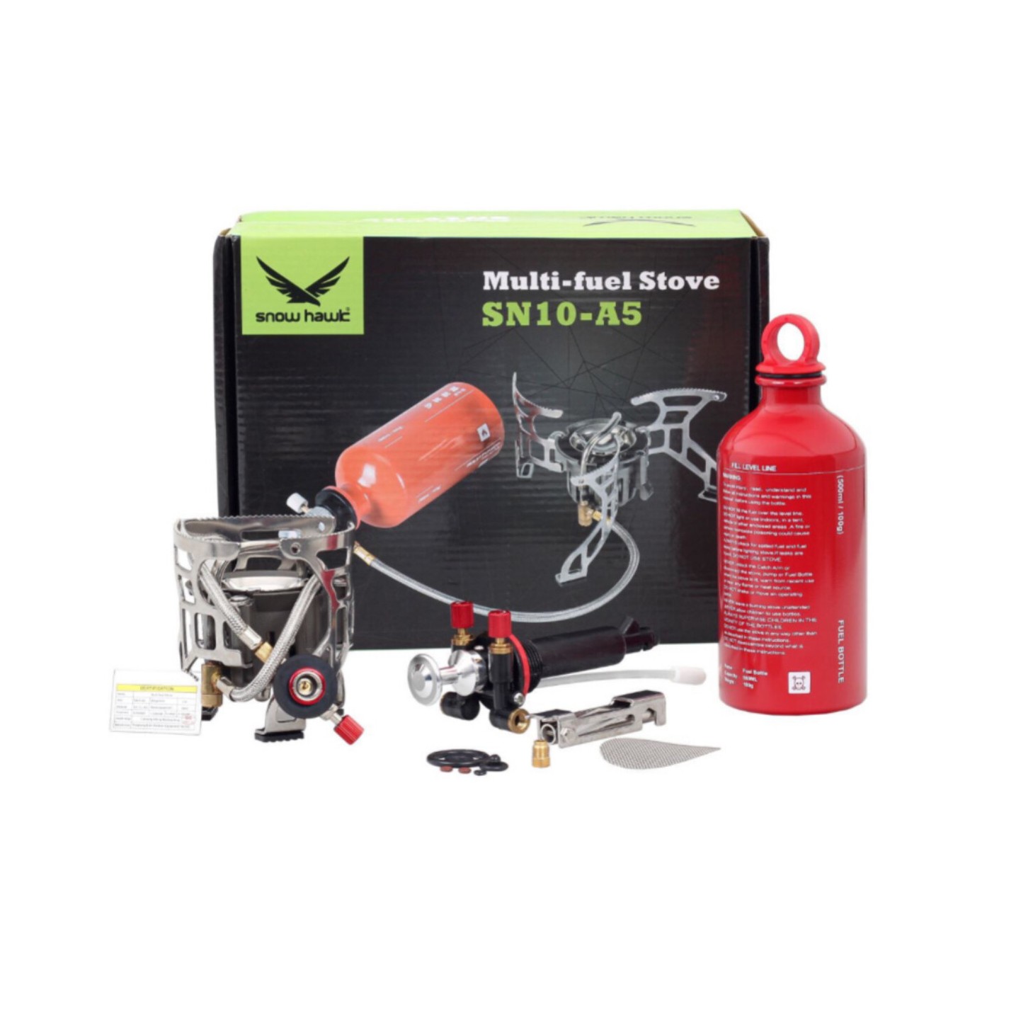 گاز کوهنوردی snow hawk مدلSN10. A5 مخزن دار  قابل استفاده با چند سوخت