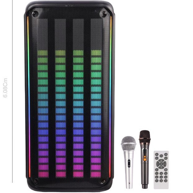 اسپیکر چمدانی رم و فلش خور KTS-1911   میکروفون و ریموت کنترل ا KTS-1911 Wireless Speaker