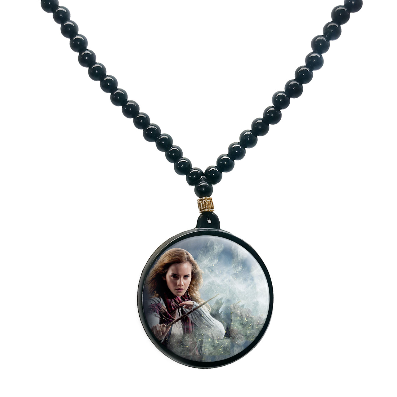 گردنبند پرمانه طرح Harry Potter کد pmd.23971 مدل دو طرفه