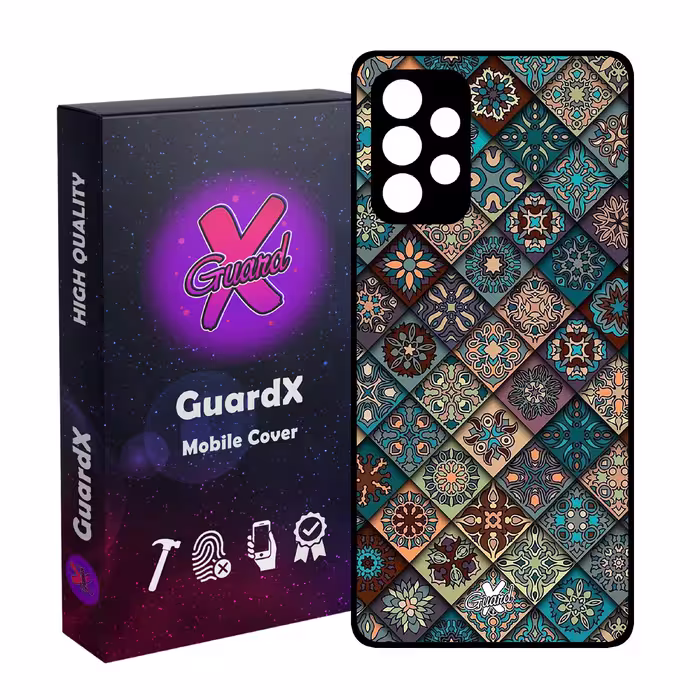 کاور گارد ایکس طرح Tile مدل Glass10093 مناسب برای گوشی موبایل سامسونگ Galaxy A32 4G