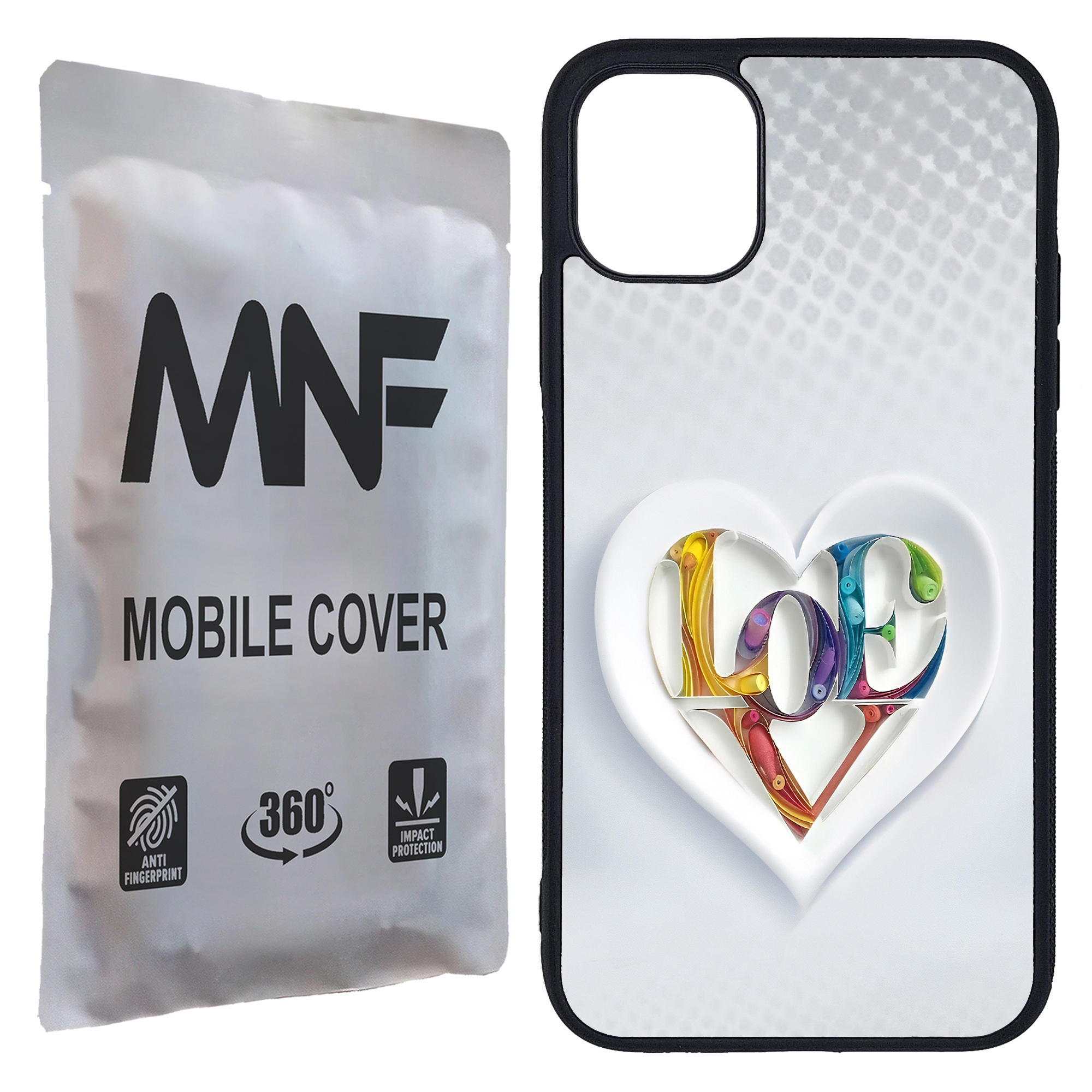 کاور ام ان اف طرح قلبی LOVE کد P-043 مناسب برای گوشی موبایل اپل iPhone 11