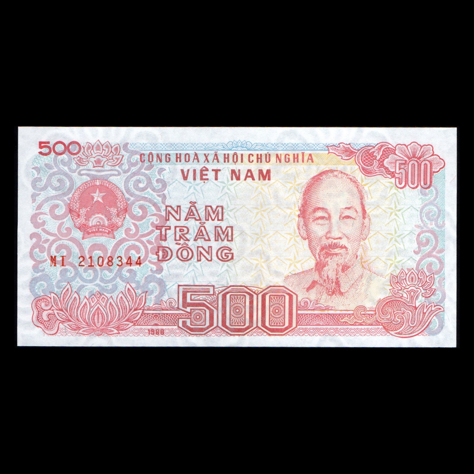 اسکناس تزئینی طرح کشور ویتنام مدل 500 دانگ