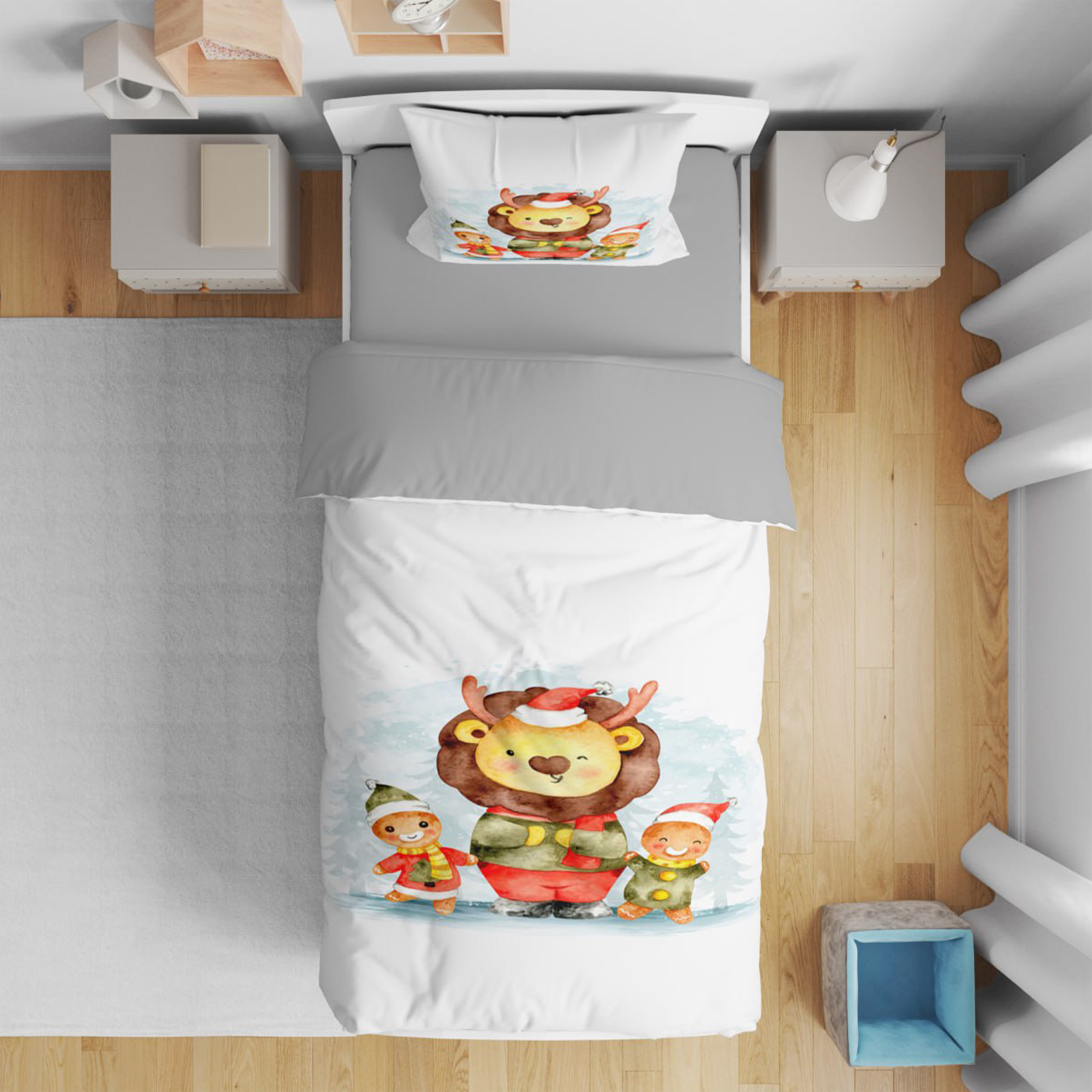 سرویس روتختی مدل 4430 یک نفره 5 تکه