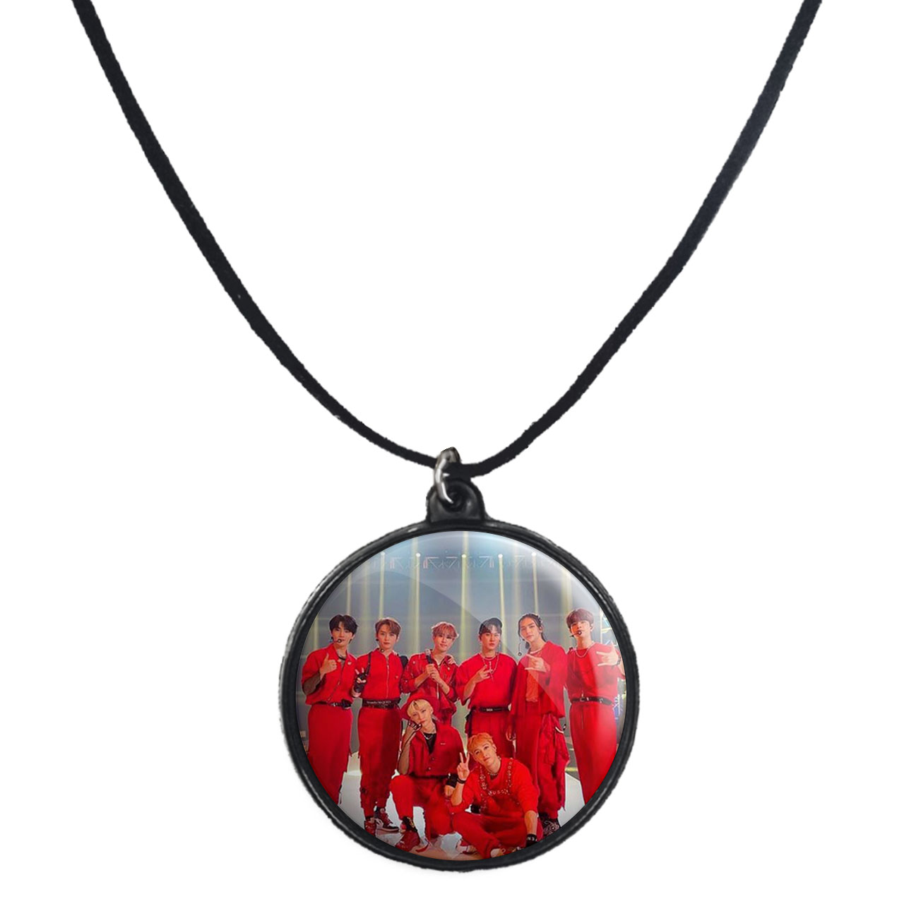 گردنبند پرمانه طرح straykids کد pmb.12323 مدل دو طرفه