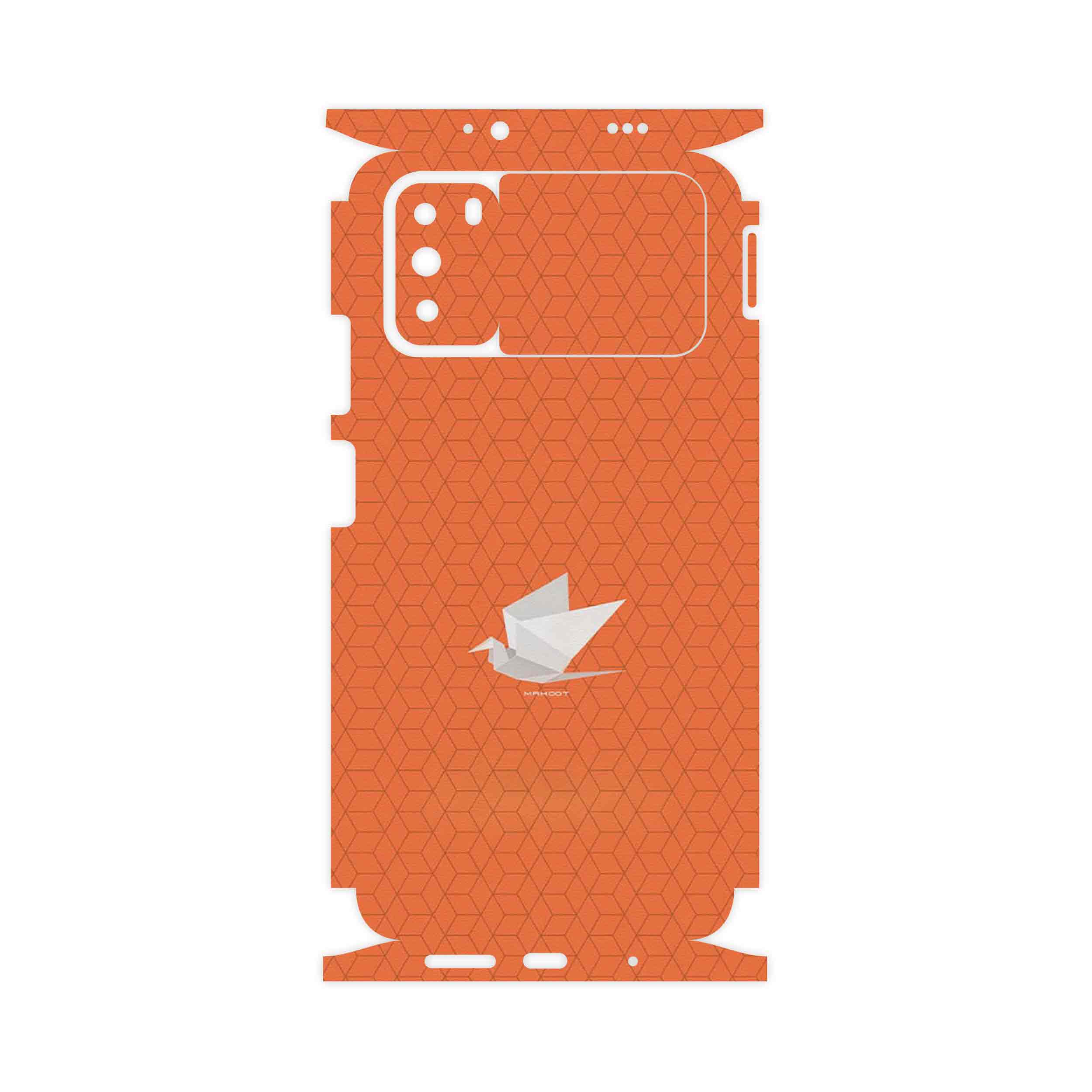 برچسب پوششی ماهوت مدل Minimalist origami bird-FullSkin مناسب برای گوشی موبایل شیائومی Poco M3