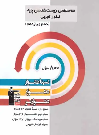 سه سطحی زیست شناسی پایه کنکور قلم چی - بانک کتاب ماندگار-قیمت-خرید-کتاب-کمک-درسی-کنکور-دانشگاهی