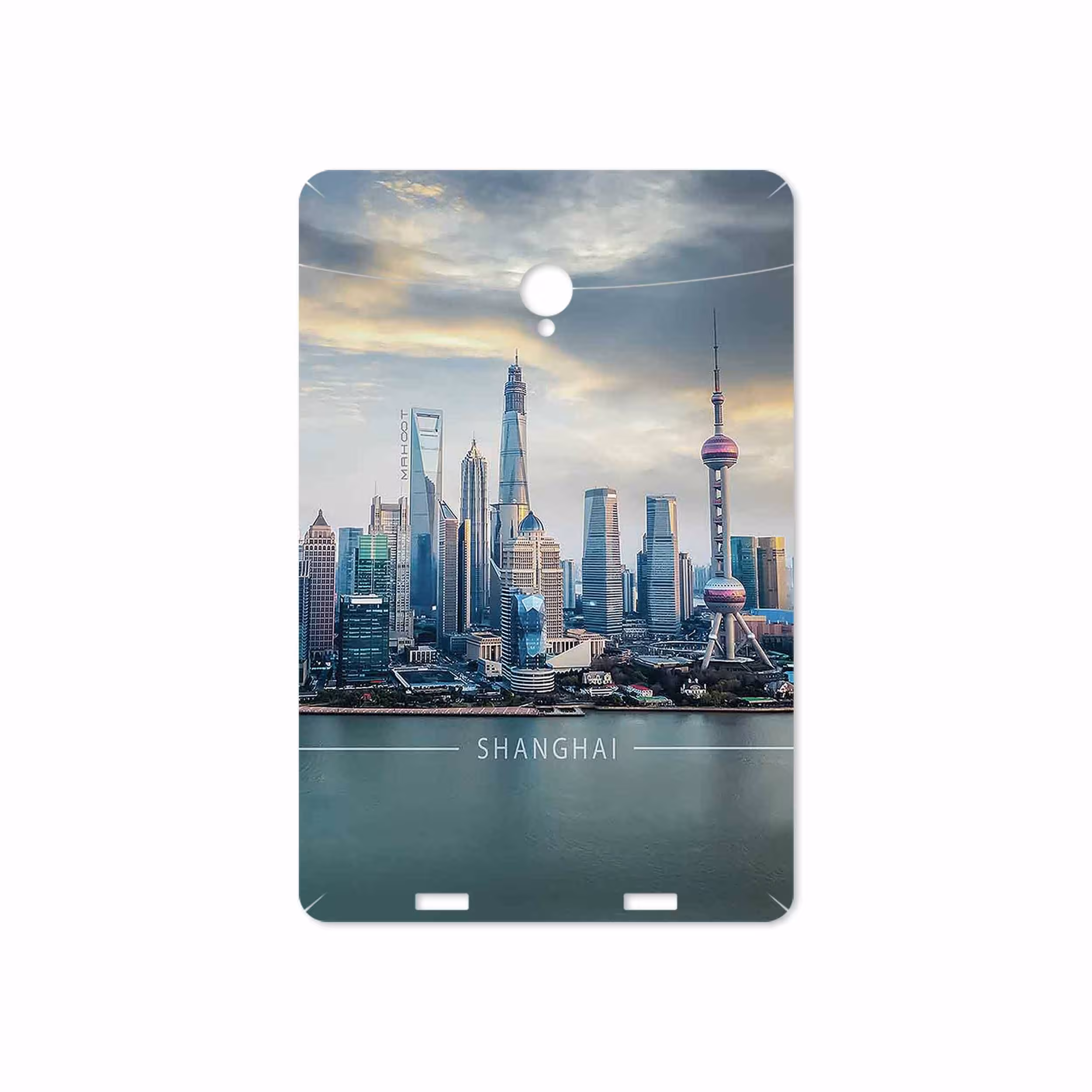 برچسب پوششی ماهوت مدل Shanghai City مناسب برای تبلت وریکو Unipad