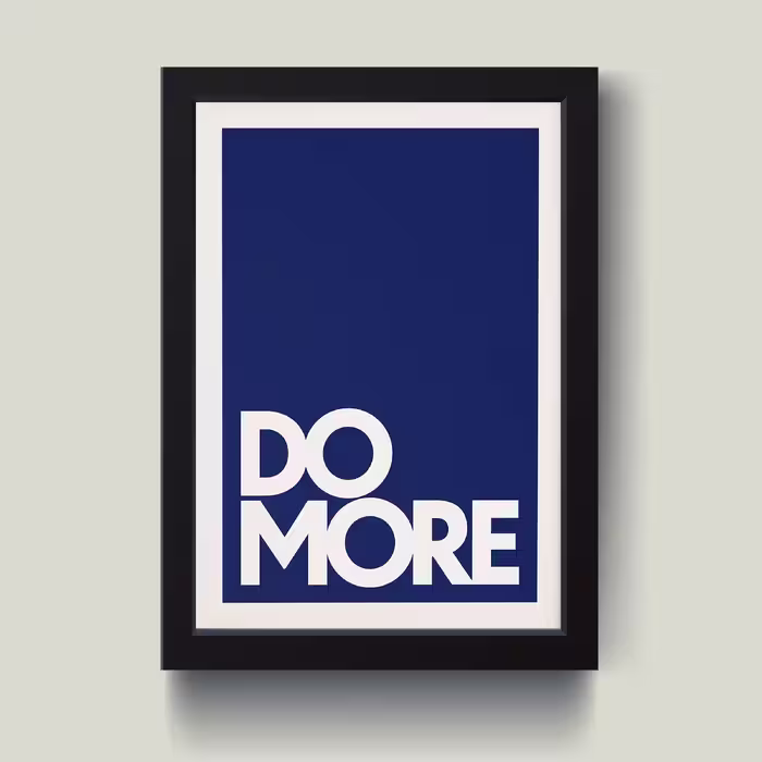 تابلو مدل انگیزشی DO MORE کد m2580-w