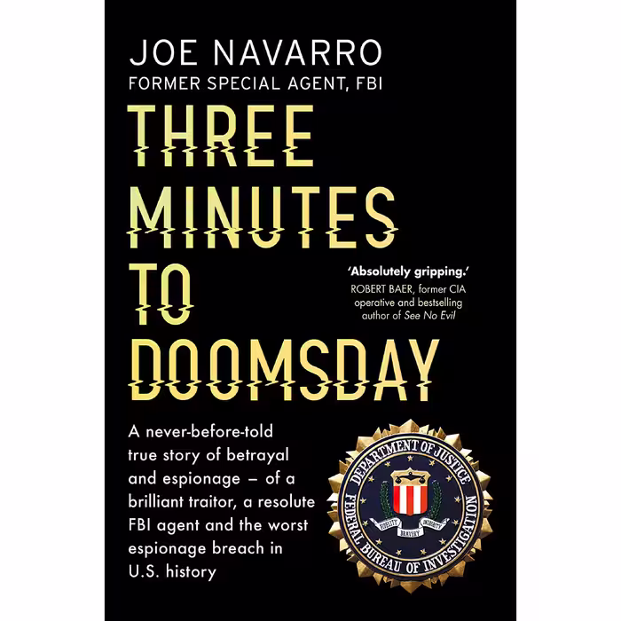 کتاب THREE MINUTES TO DOOMSDAY اثر Joe Navarro انتشارات Bantam Press