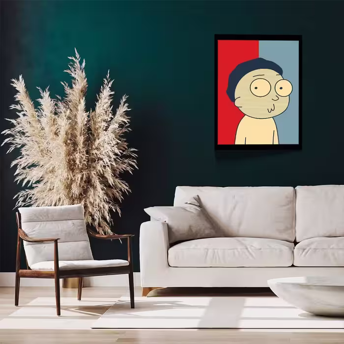 تابلو مدل Rick &amp;amp; Morty کد F-1025