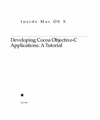 خرید و دانلود نسخه کامل کتاب Inside Mac OS X - Developing Cocoa Objective-C Applications - A Tutorial