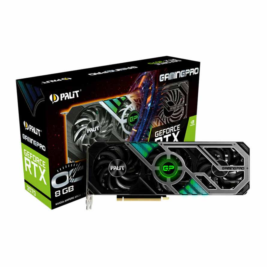 خرید کارت گرافیک پلیت Graphics Palit GeForce RTX 3070 GamingPro OC با بهترین قیمت