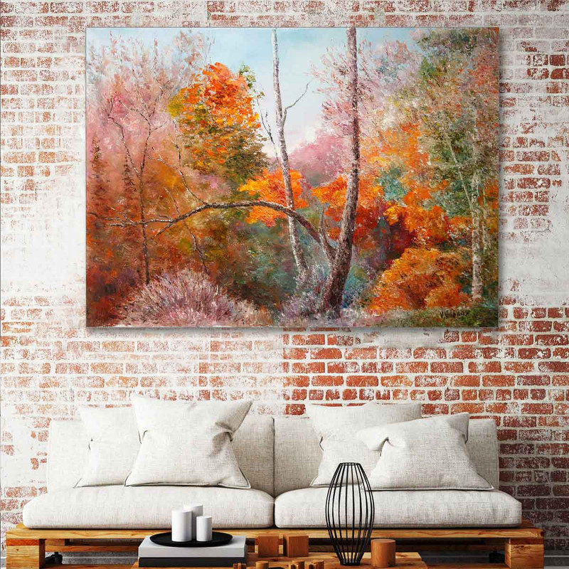 تابلو شاسی گالری استاربوی طرح جنگل کد 58 | دنیای قاب